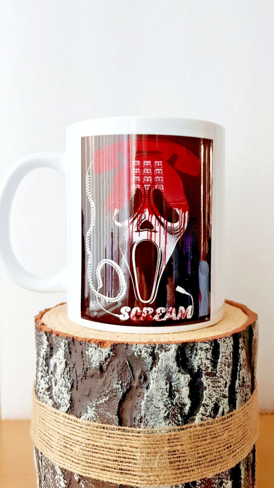 Scream Cool Ghostface Mug - Scream, Creepy Horror Movie Gift - Cool Gift Halloween ...