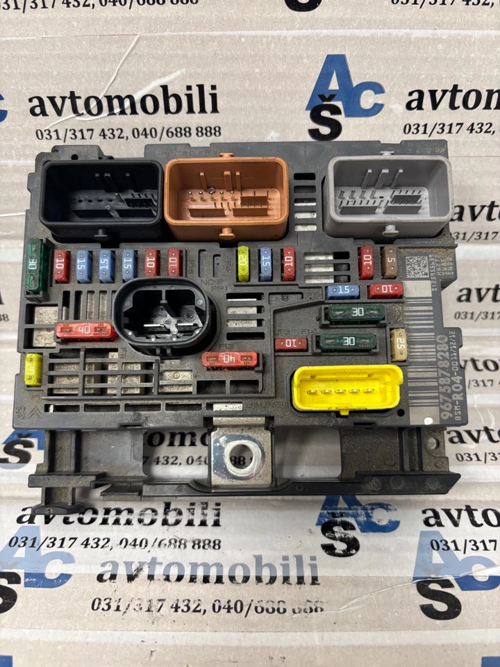 9675878280 Peugeot Partner 308 BSM Steuergerät Zentralelektrik - Изображение 2 из 4