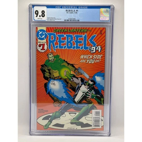 Issue #1 Green Lantern vs. R.e.b.e.l.s ‘94 : High Grade 9.8 CGC - DC Comic Book