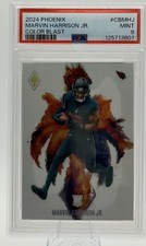 2024 Phoenix Football Marvin Harrison Jr. (RC) Color Blast SSP PSA 9