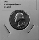SILVER  1944- WASHINGTON QUARTER-Read for Free Shipping