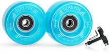 Roller Skate Wheels Outdoor or Indoor 58Mm32Mm 82A Set of 8 Blue