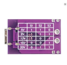 Type-C PD/QC/AFC Fast Charge Trigger Board PD3.0 to DC Polling Detector Module