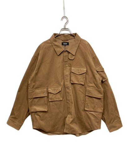 Authentic MODMNT CORDUROY UTILITY CPO SHIRT XL Beige Men M2520-11016F #7402