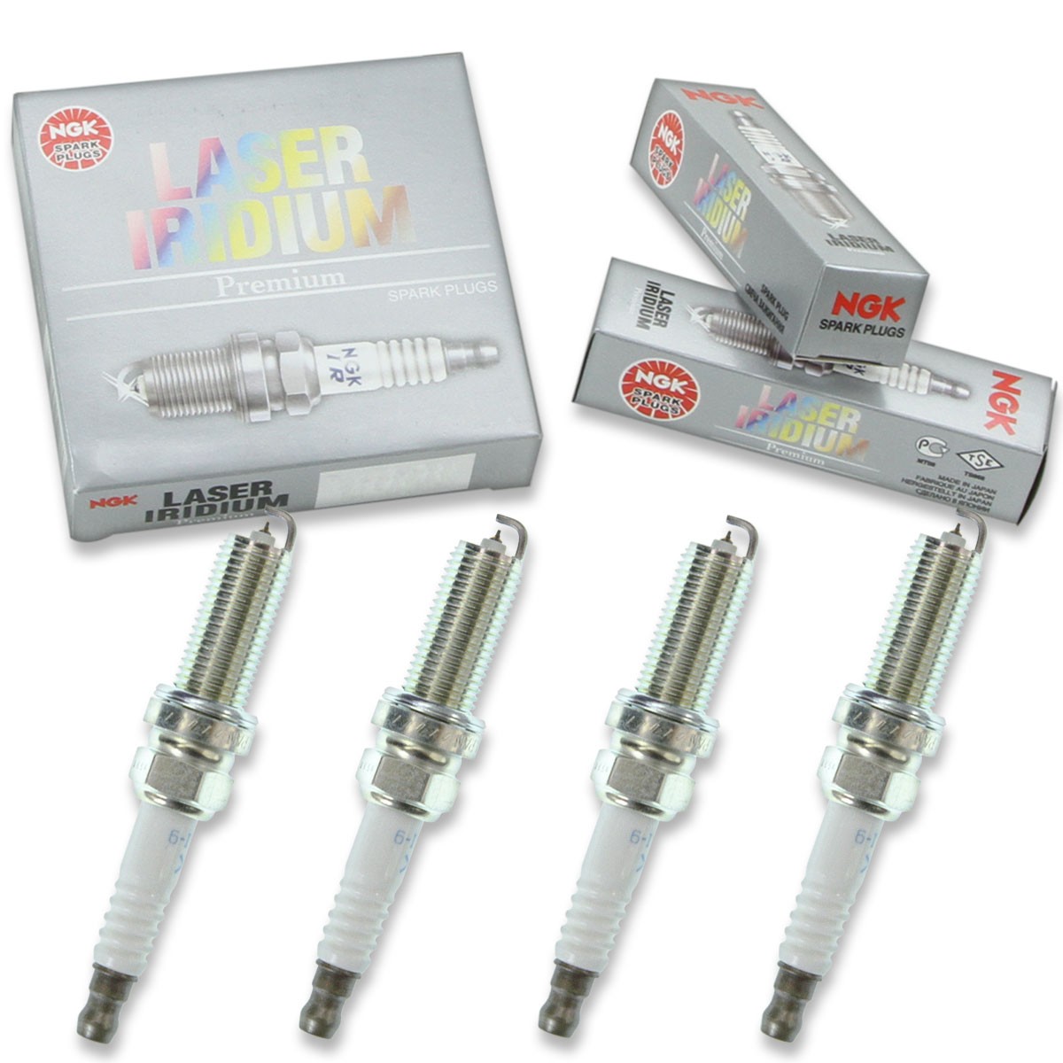 4pcs 09-11 KTM 690 SMC NGK Laser Iridium Spark Plugs 654cc 39ci Kit Set ae