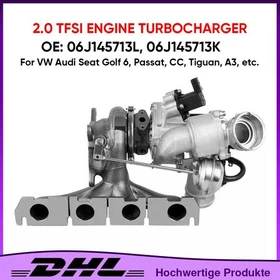 06J145713K Turbolader Für VW Golf VI Passat CC Tiguan Audi A3 2.0 TFSI Seat 2.0L