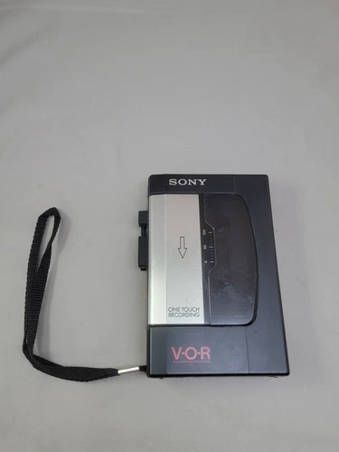 Vintage Sony TCM-31 Cassette Player Recorder, One Touch Recorder Walkman 4 parts