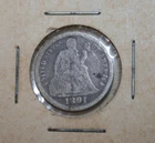 1891 Liberty Seated Silver Dime