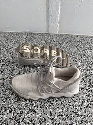 Sorel Women's Kinetic Impact Lace Running Shoes NL4694-278 Moonstone Sz 19