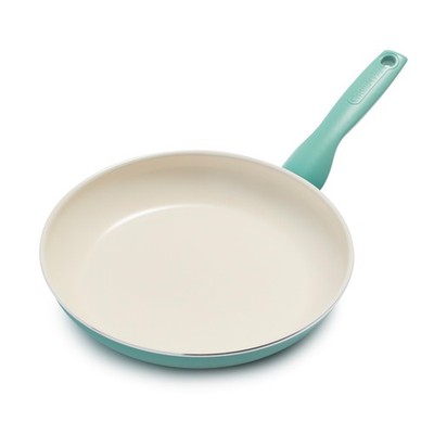GreenPan Rio Healthy Ceramic Nonstick 10'' Frying Pan Skillet, Turquoise
