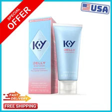 K-Y Jelly Personal Lubricant Water Based Formula Lube for Wetter Sex 4 oz