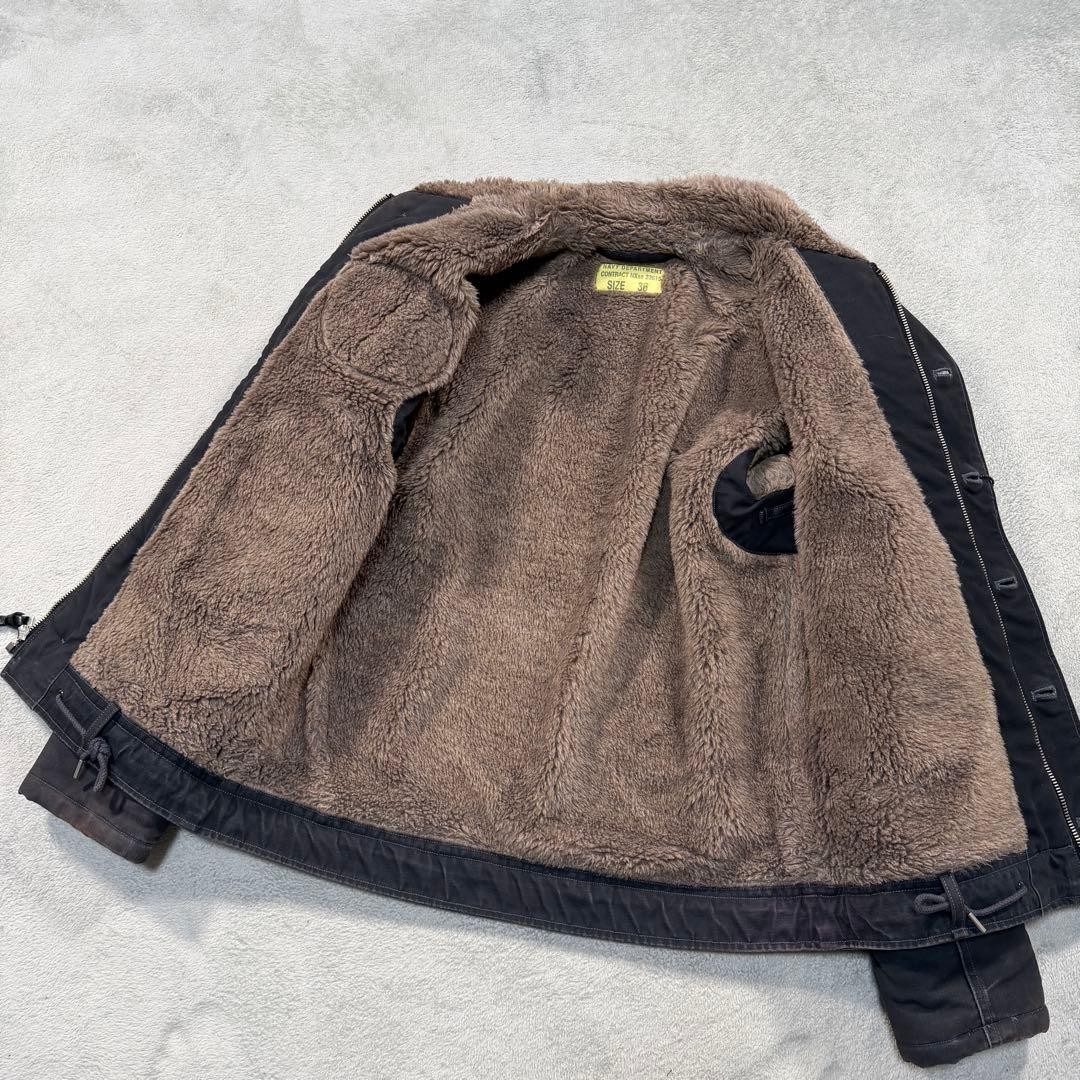 Buzz Rickson's BR1200 Patch N-1 Deck Jacket Used,… - image 5