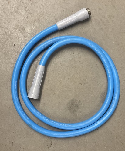 8’ Ft Garden Hose Hompc 5/8” 200 Psi Blue