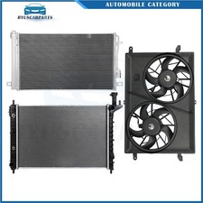 For 2009-2017 Chevrolet Traverse Electric Radiator Condenser Cooling Fan Kit