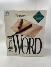 Vintage 1991 Microsoft Word For Windows 2.0 5.25" Floppy Disks Rare Promotional