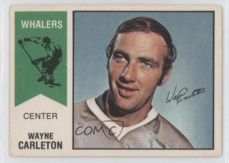 1974-75 O-Pee-Chee WHA Wayne Carleton #45 0k3