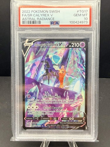 Shadow Rider Calyrex V graded PSA 10 for sale on eBay