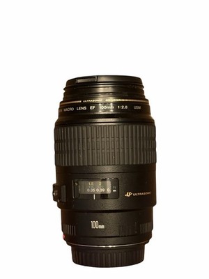 Canon EF 100mm f/2.8 Macro USM Lens  - Tested and Working