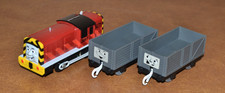 2002 Thomas Friends Plarail Motorized SALTY 2 Train Cars - Great Condition
