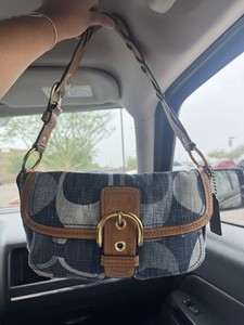 Coach Blue Signature Handbag | eBay