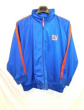 New York Giants 4X Womens NWT Blue Red Sweatshirt Full Zip Jacket NFL Football