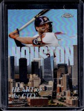 2022 Topps Chrome Jose Altuve Heart of the City #HOC-14 Astros