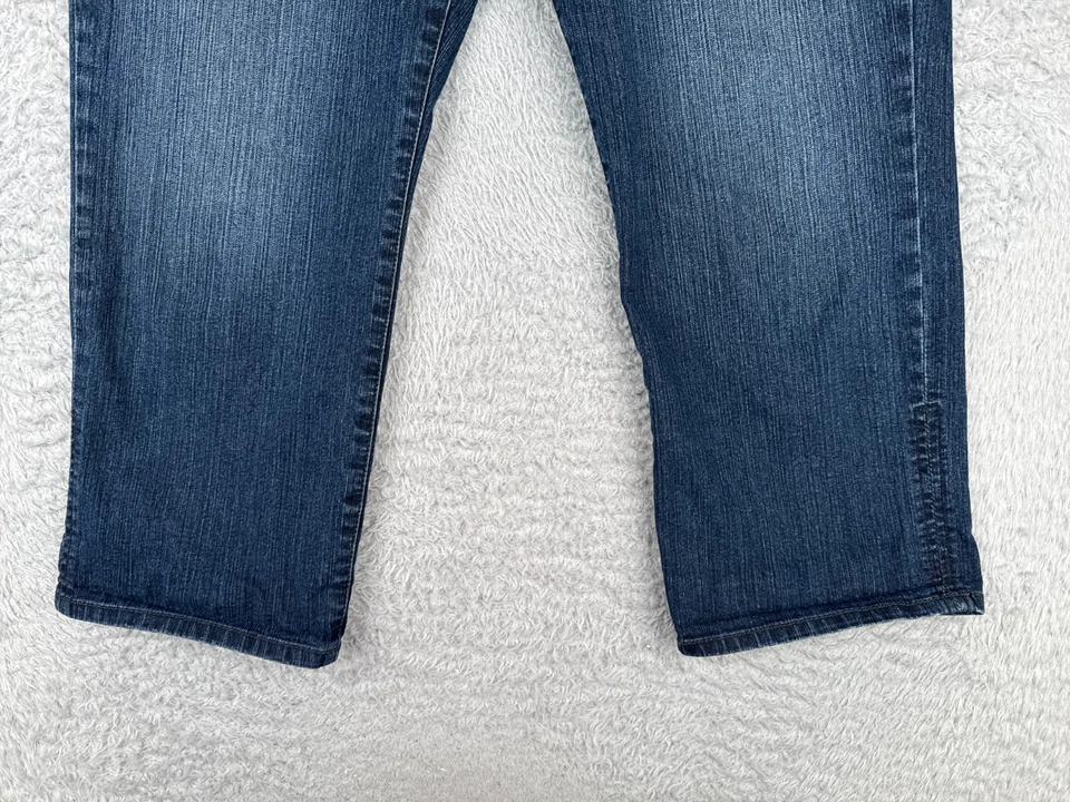 Bandolino Jeans Womens 14 Blue Denim Capri Karyn Boyfriend Cotton Blend 34x25 - Image 2 of 4