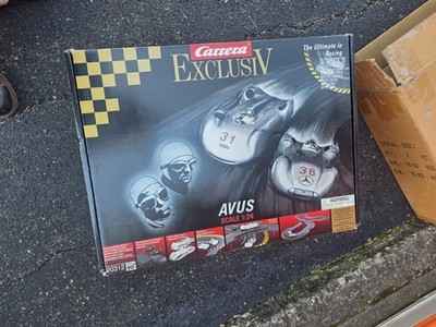 Carrera Exclusiv 1/24 Scale Slot Car Track Avus Racing Set with Box New In Box
