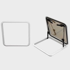 Escotilla Jim Black Boat Escape 592-1818-05-02SC-05 | 18,5 x 18,5 blanco polar