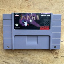 Final Fantasy III (Super Nintendo SNES)  Authentic & Tested Cartridge Only