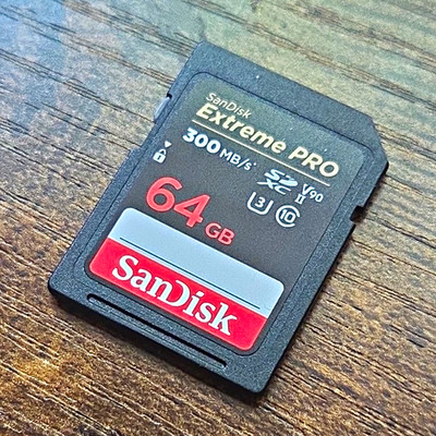 SanDisk Extreme PRO SDXC 64GB Class 10 High Speed 300MB/s Memory Card