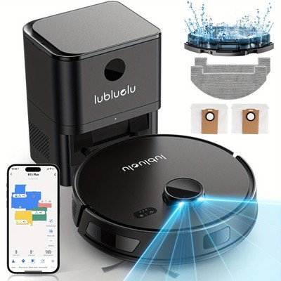Lubluelu L15 Plus Saugroboter 3-in-1 5000Pa automatische Aufladung Haustier Teppichreiniger
