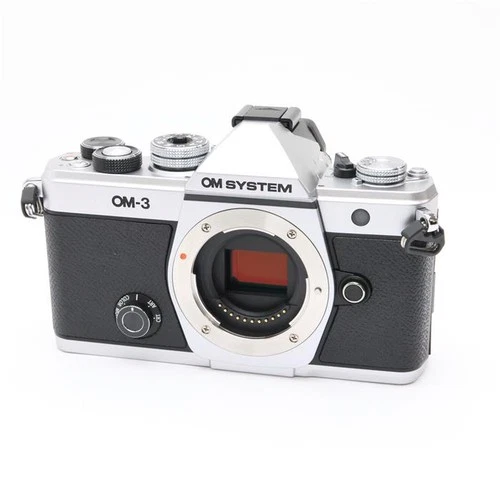 OM SYSTEM OM-3 Silver Mirrorless Camera Body -MINT- #202