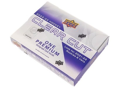 Upper Deck NHL Clear Cut Hockey Hobby Box 2022-23