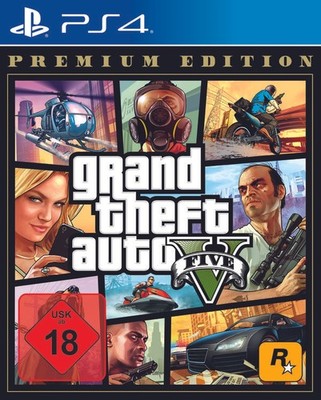 Grand Theft Auto V (Premium Edition) Playstation 4 / PS5 * Guter Zustand