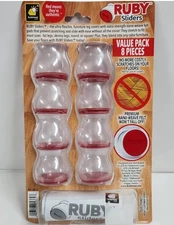 Ruby Sliders by BulbHead - Premium Chair Leg Covers to Protect Floors