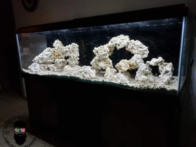ADDICTIVE REEF KEEPING 40 lbs Sm/Med/Lg Dry Reef Rock Aragonite Base, Porous, Live, Aquarium