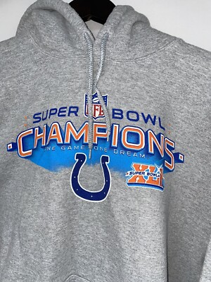 Indianapolis Colts Super Bowl XLI Champions NFL Mens XL Hoodie