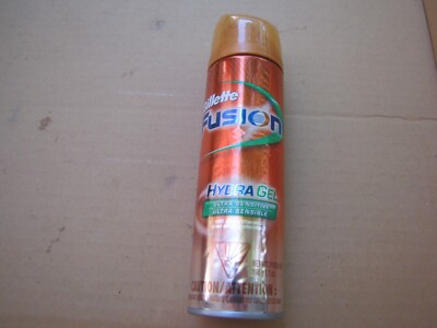DISCONTINUED Gillette Fusion ULTRA SENSITIVE Hydra Shave Gel 7 oz Advanced Glide