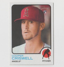 (10) Cooper Criswell 2022 TOPPS HERITAGE HIGH NUMBER ROOKIE LOT #594 ANGELS