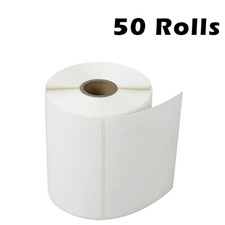 50 Rolls 500 Labels 4X3 Direct Thermal for Zebra LP 2442 LP 2844 Eltron ZP450