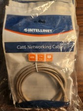 INTELLINET CAT 6 NETWORKING CABLE GREY 7 FT. 10 PACK NEW 334112