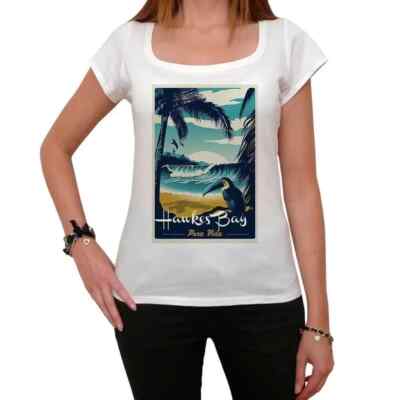 Damen Grafik T-Shirt Hawkes Bay Pura Vida Beach Öko-Verantwortlich Vintage