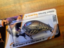Vintage Bomber Square A Brown Crawdad Size 0-3 ft HOT Color Bass Bill Dance 