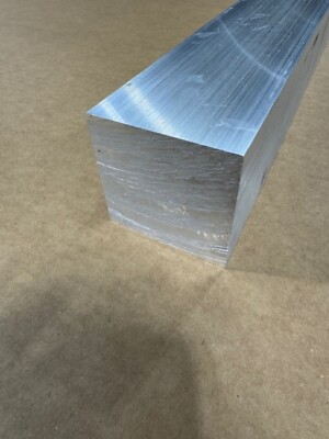 3'' x 3'' Aluminum Square 6061 Bar x 18'' Long, Solid Bar Stock