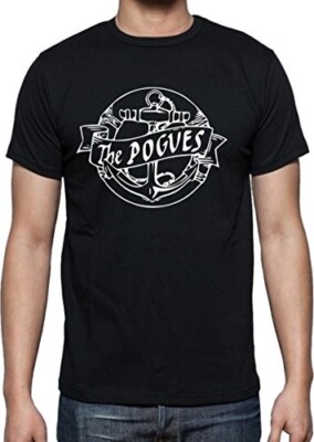 The Pogues Unique Logo Punk Irish Rock T -Shirts Men Short O -Neck Tee