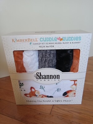 Cuddle Buddies Kit Felix The Fox Kimberbell Make a Blanket by Shannon Fabrics