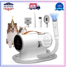 AIRROBO Dog Grooming Vacuum - 12000Pa Suction, 2L Capacity, 5 Tools, Quiet