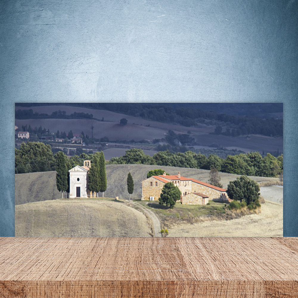 Panneau mural en verre securit 100x50 cm avec impression premium