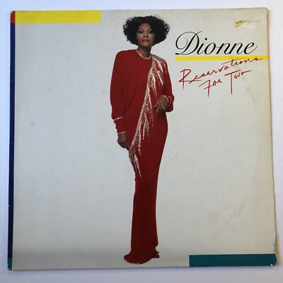 Dionne Warwick, Reservation For Two, Vinyl Lp, Arista 1987, VG/VG